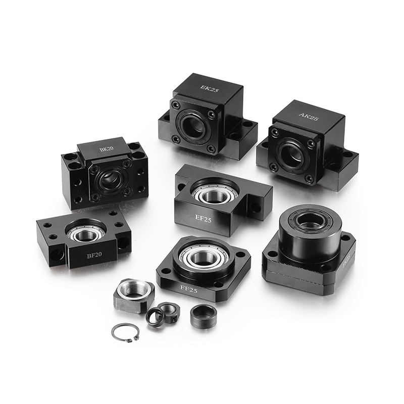 Soportes y accesorios para tornillos de bola